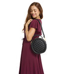 Loungefly The Laura Black Crossbody Pin Trader Bag LFlifestyle2 view 3